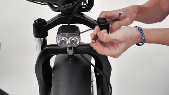 How to mount front light